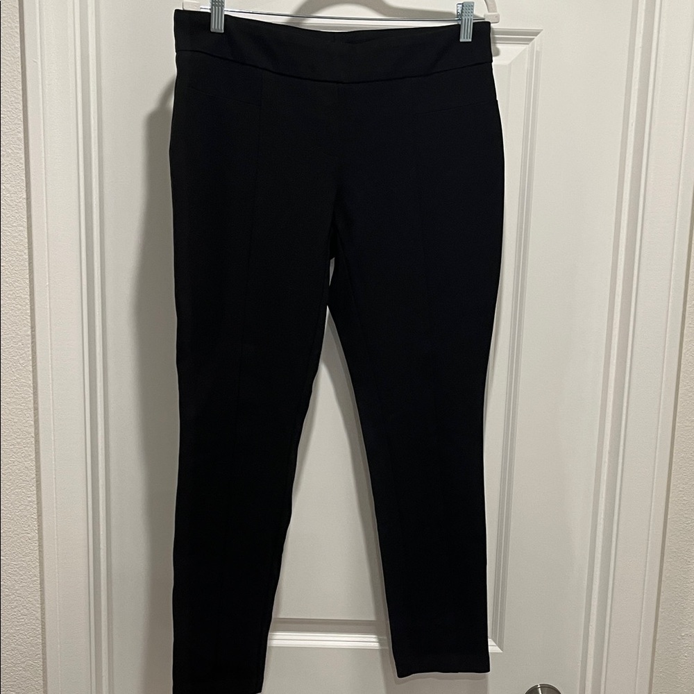 Black Pull On Skinny Stretch Pants